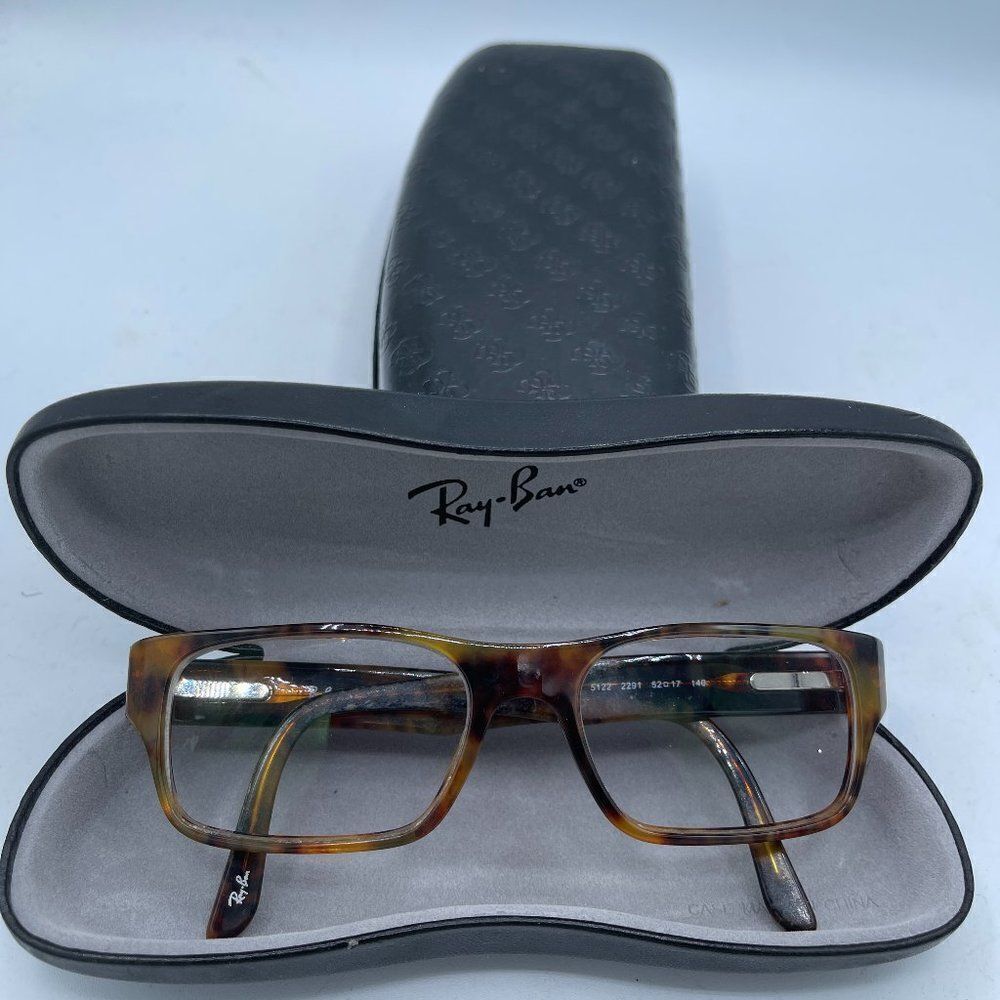RAY-BAN tortoise brown rectangular cat eye frames RX eyeglasses RB 5122 2291